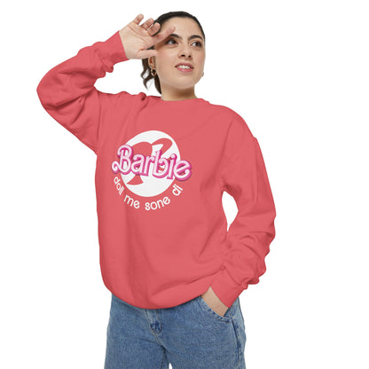 Barbie Doll Garment-Dyed Sweatshirt