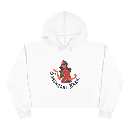 Sanskaari Naari Crop Hoodie