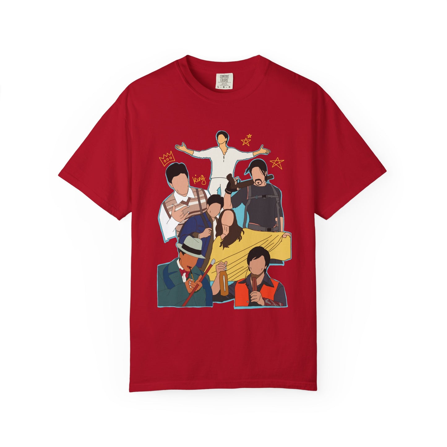 King SRK collage Graphic T-shirt.