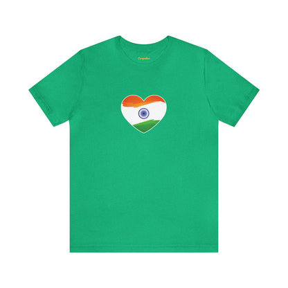 India in heart Graphic T-shirt - Currycature 🇺🇸