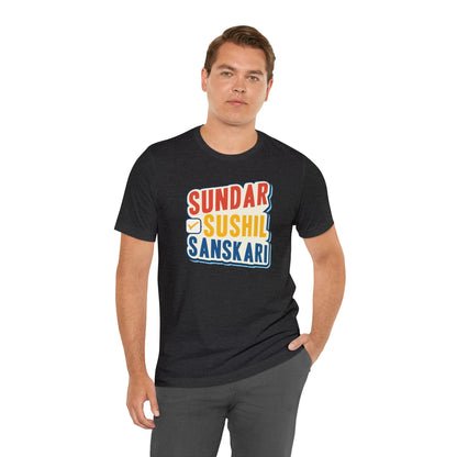 Sundar Sushil Sanskari Graphic T-shirt