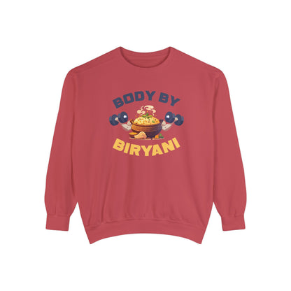 Body By Biryani Unisex Garment-Dyed Sweatshirt