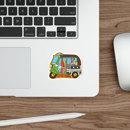 Auto/Tuk Tuk Die-Cut Sticker