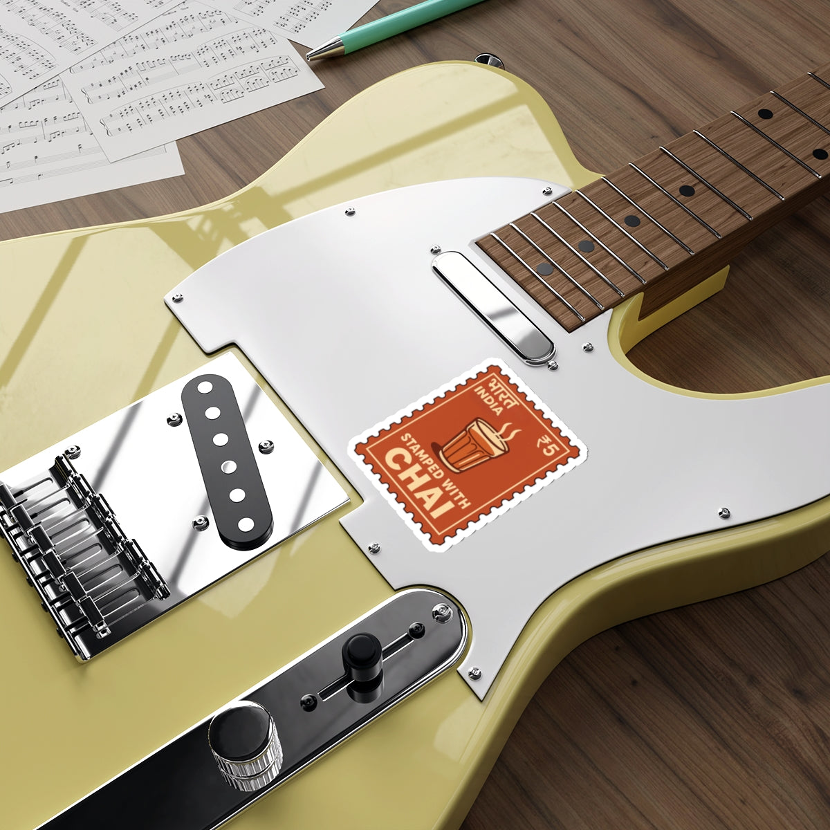 Cutting Chai Die-Cut Sticker