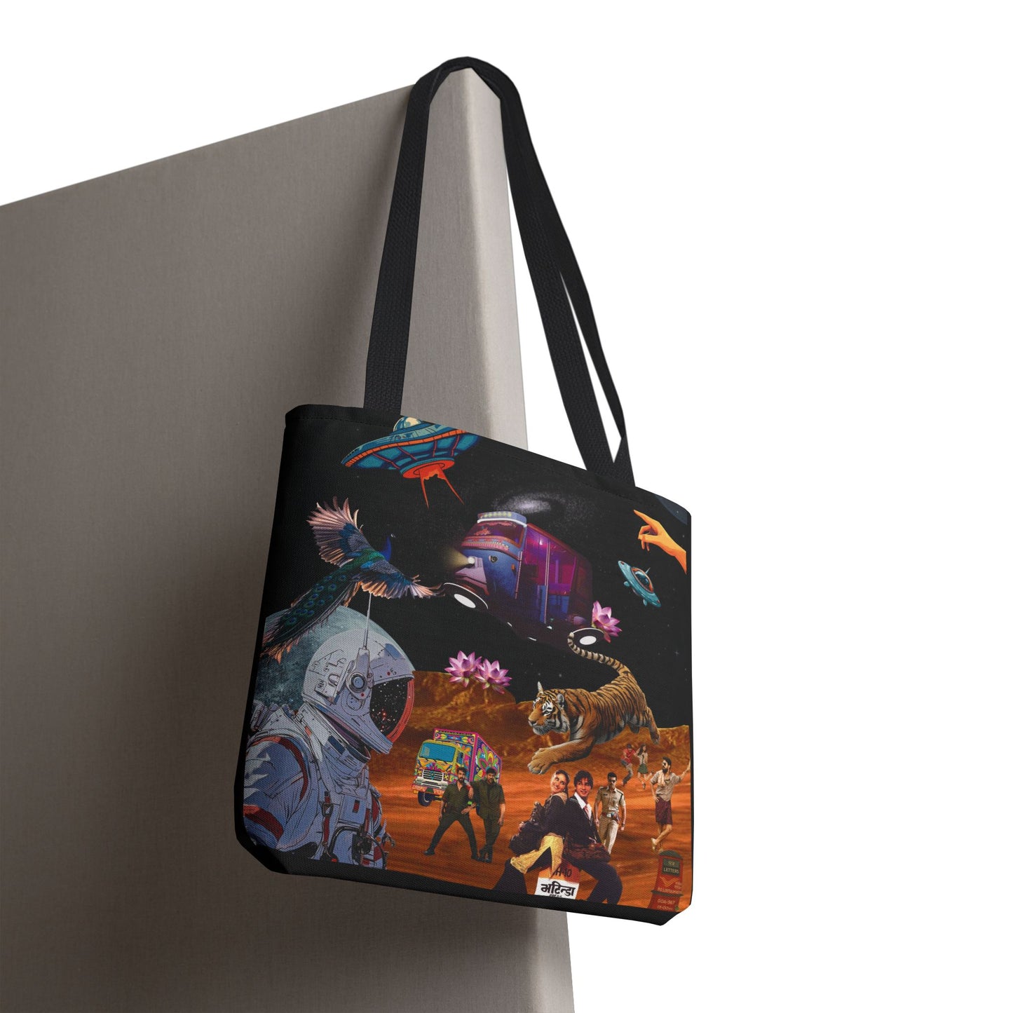 Spacey Desi Tote Bag