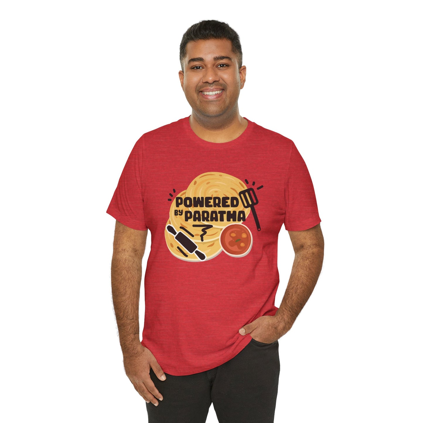 Powered by Paratha Graphic T-shirt