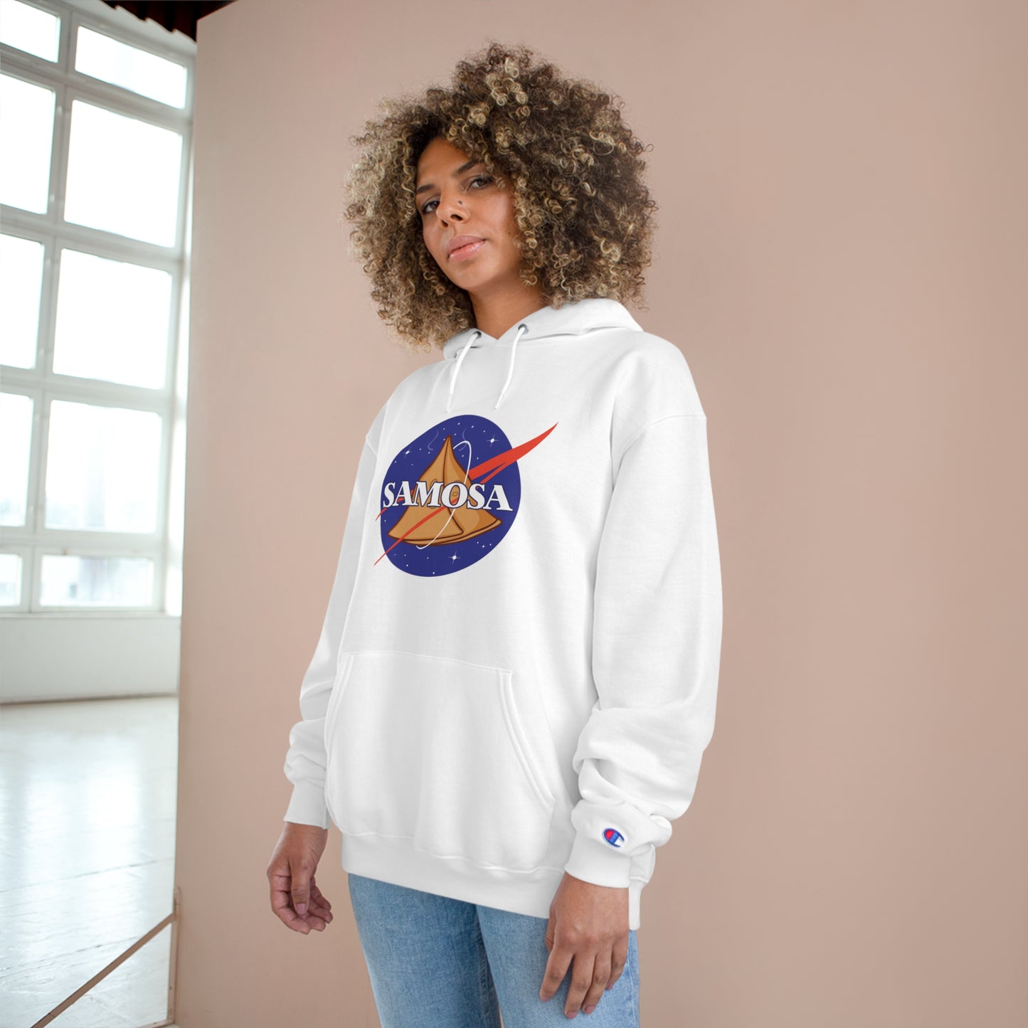 Nasa Samosa Champion Hoodie