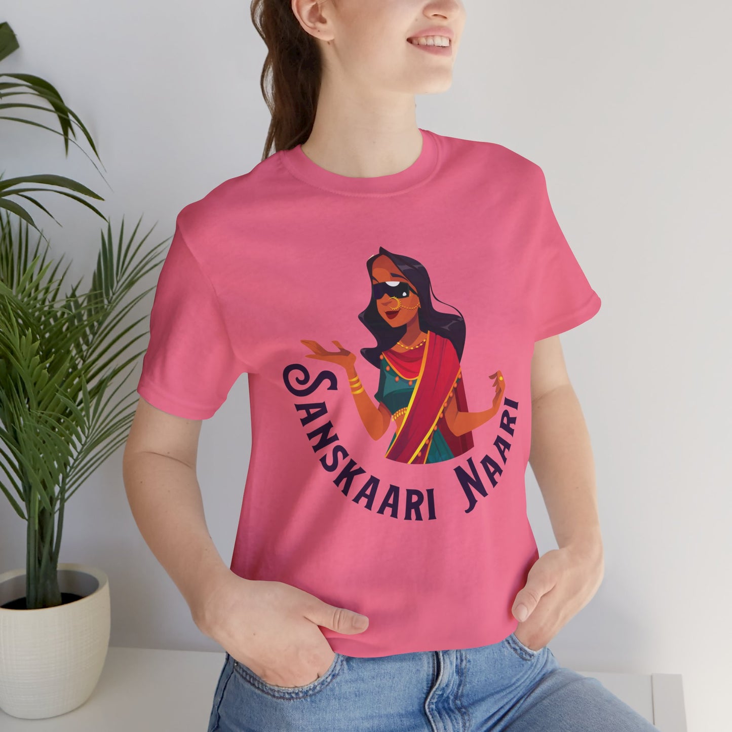 Sanskaari Naari Graphic T-shirt