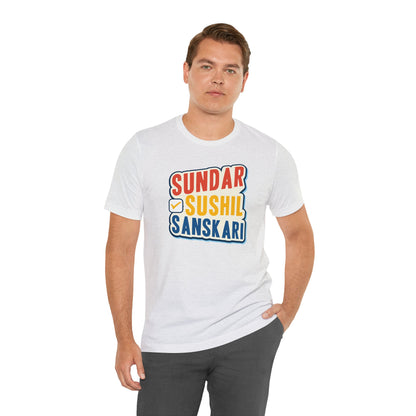 Sundar Sushil Sanskari Graphic T-shirt