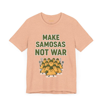 Make Samosas Not War Graphic T-shirt