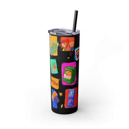 Good old memories Skinny Tumbler with Straw, 20oz