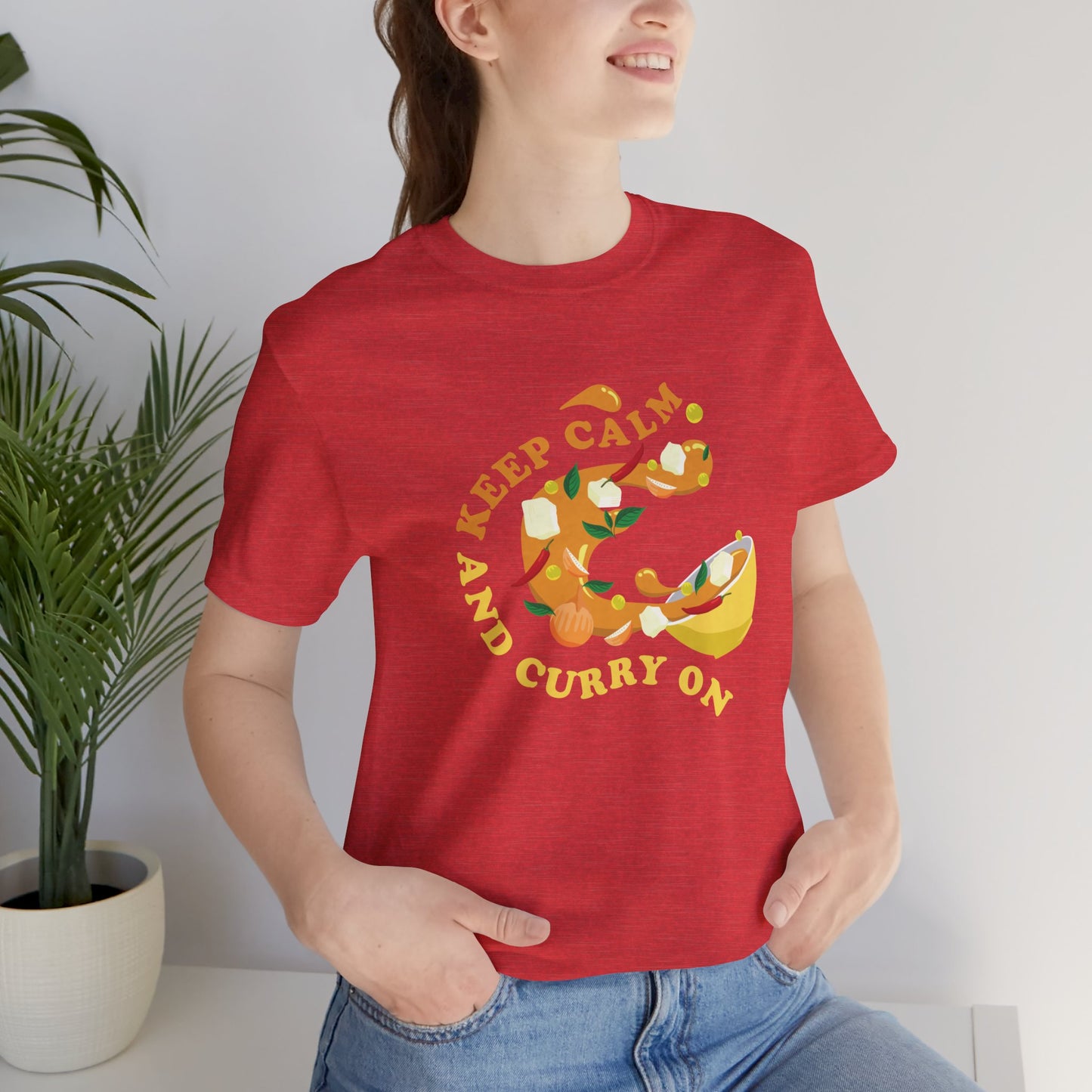 Keep Calm and Curry On Graphic T-shirt