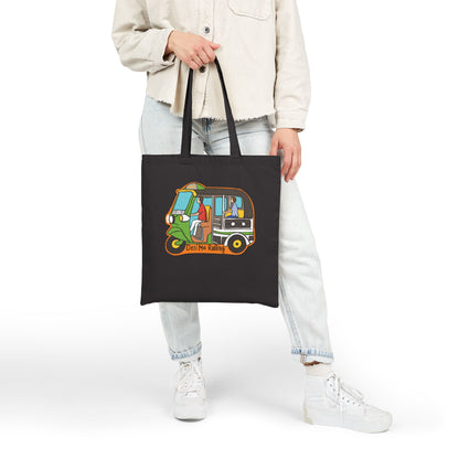 Auto Cotton Canvas Tote Bag