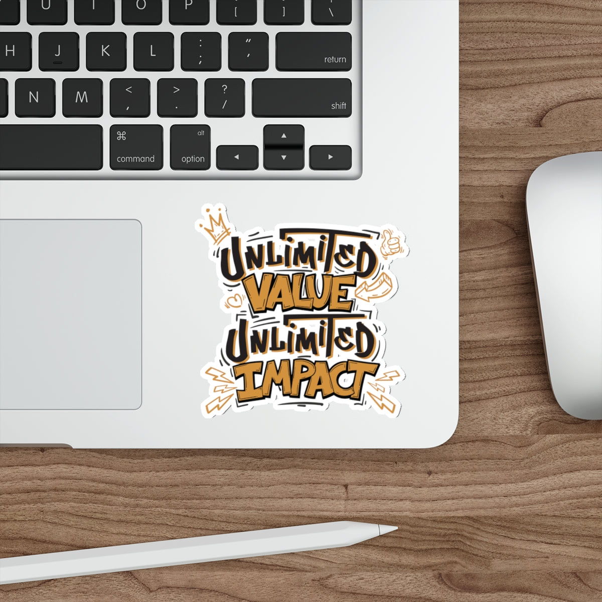 Unlimited Impact Die-Cut Sticker