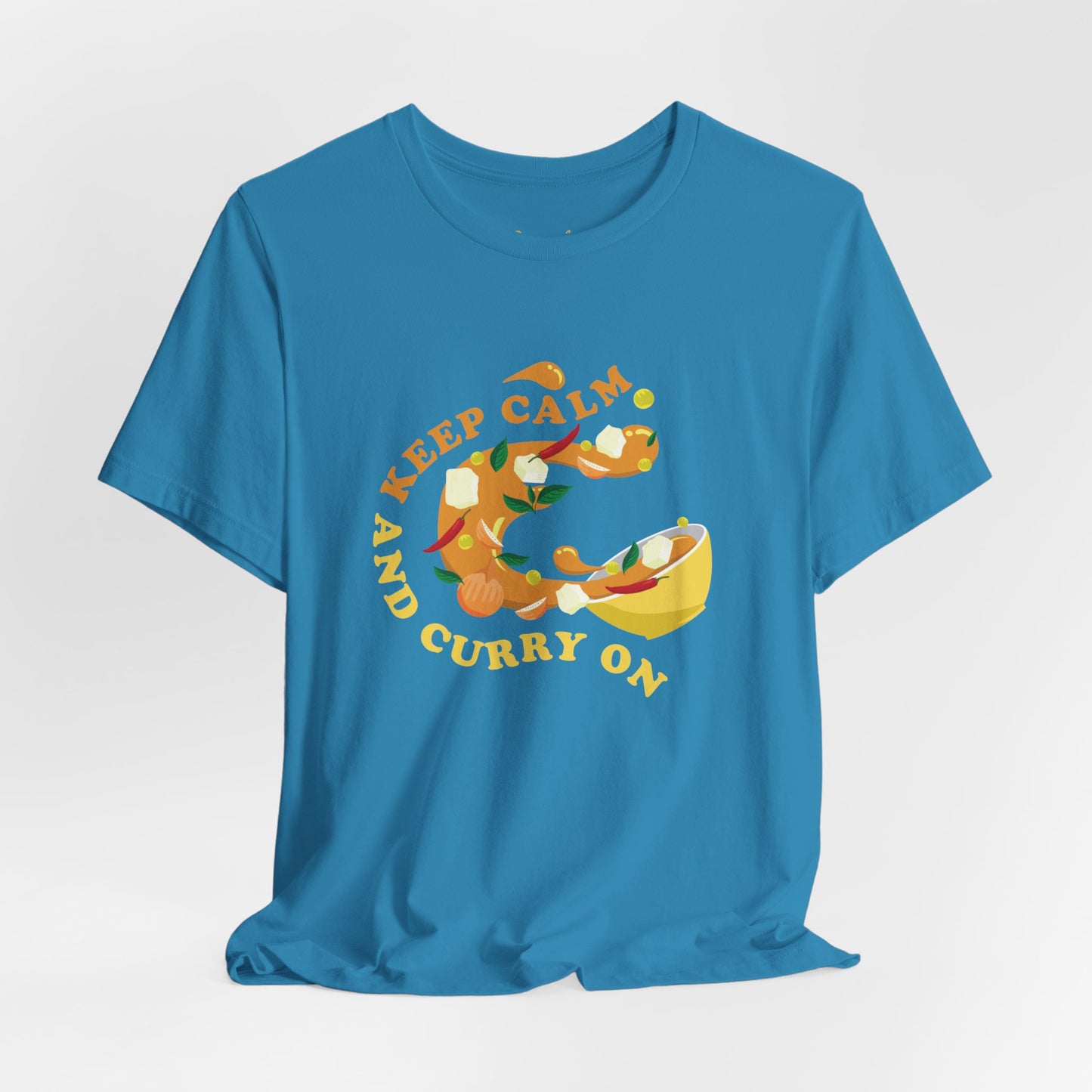 Keep Calm and Curry On Graphic T-shirt