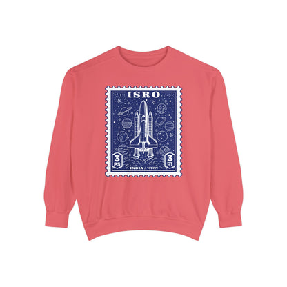 ISRO Unisex Garment-Dyed Sweatshirt