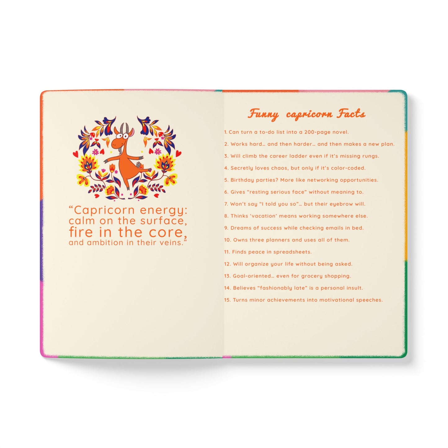 Capricorn Softcover Journal