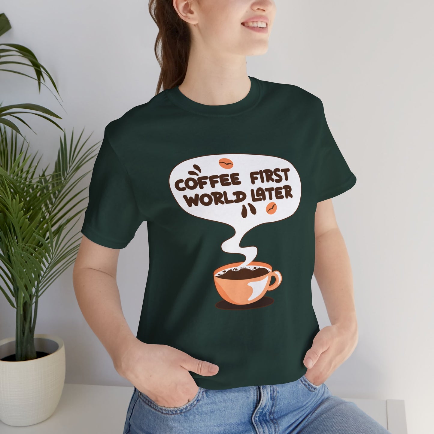 Coffee First Graphic Tee