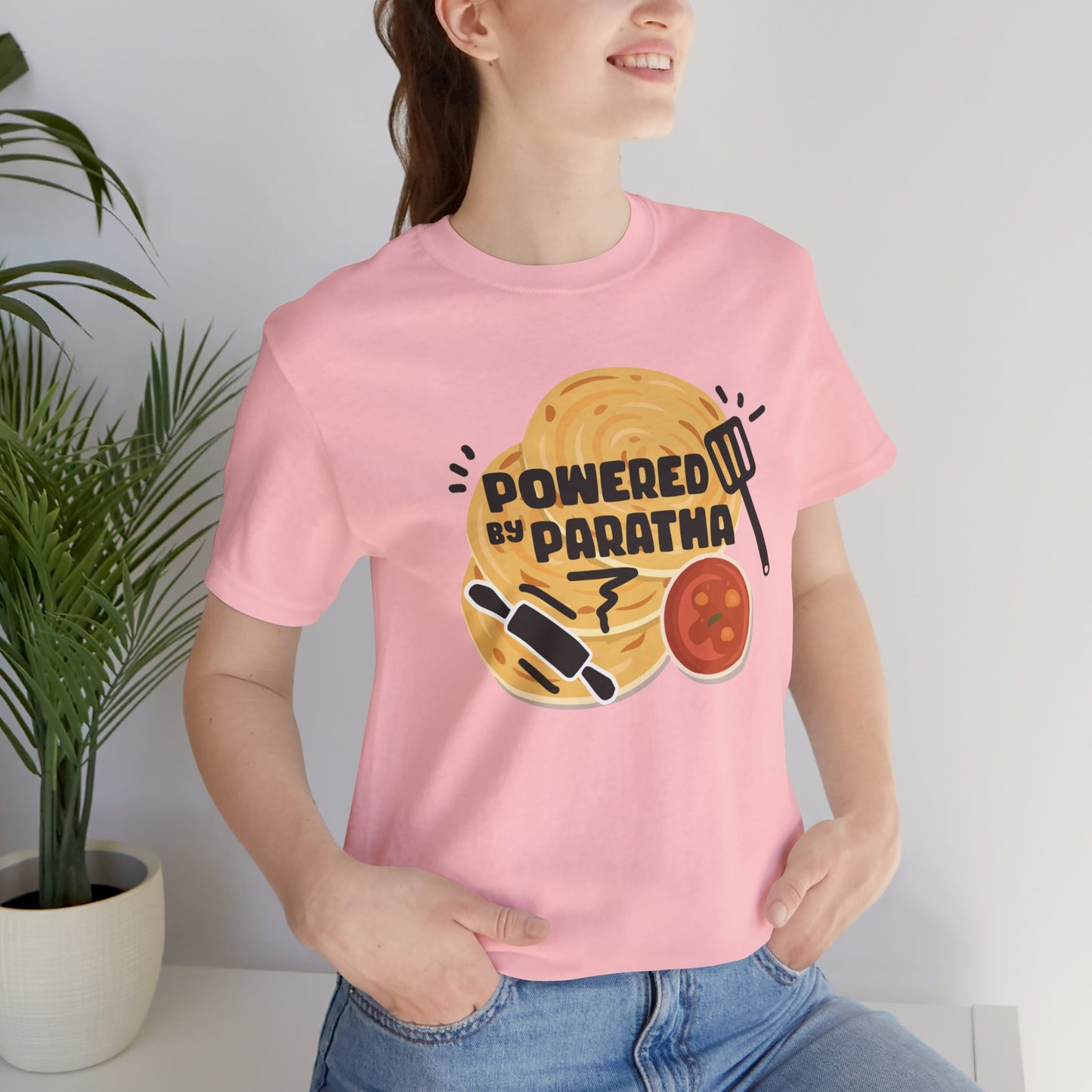 Powered by Paratha Graphic T-shirt