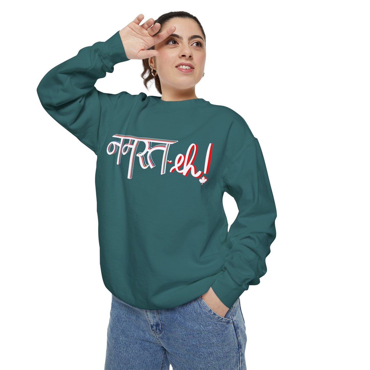 Namast-eh Unisex Garment-Dyed Sweatshirt