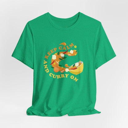 Keep Calm and Curry On Graphic T-shirt