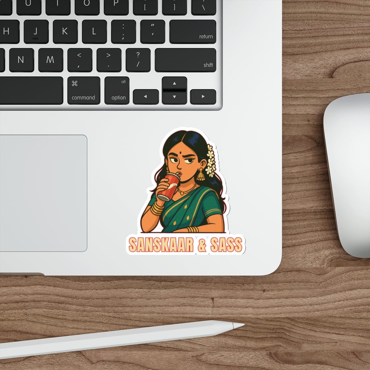 Sanskaar & Sass Die-Cut Sticker