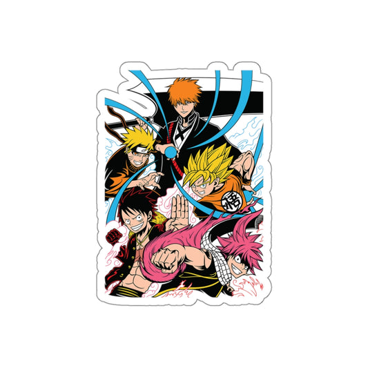 Five Legends Die-Cut Sticker