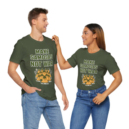 Make Samosas Not War Graphic T-shirt