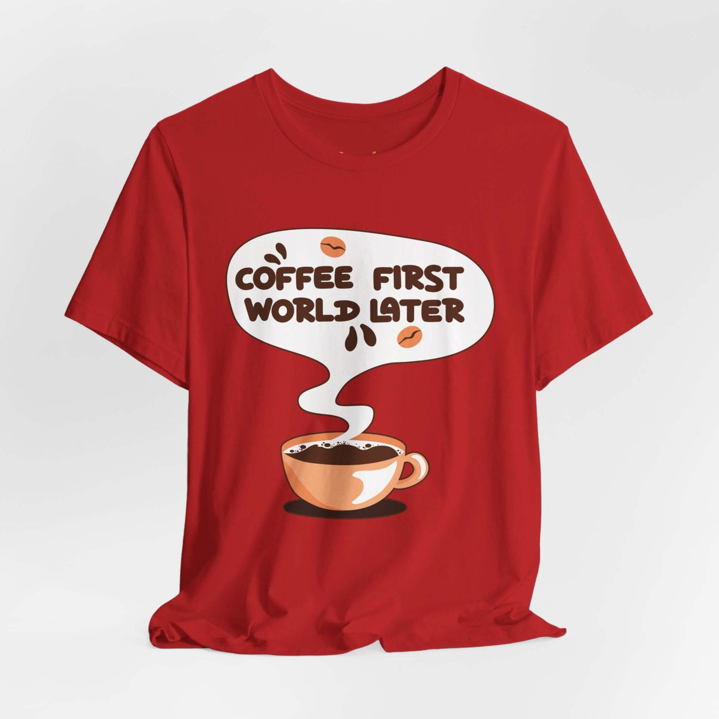 Coffee First Graphic T-shirt