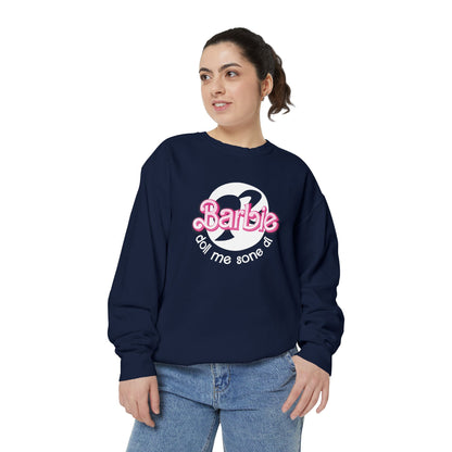 Barbie Doll Garment-Dyed Sweatshirt