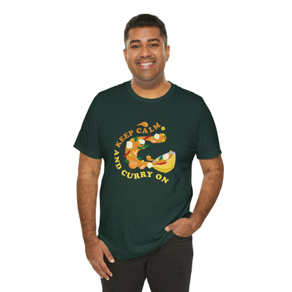 Keep Calm and Curry On Graphic T-shirt