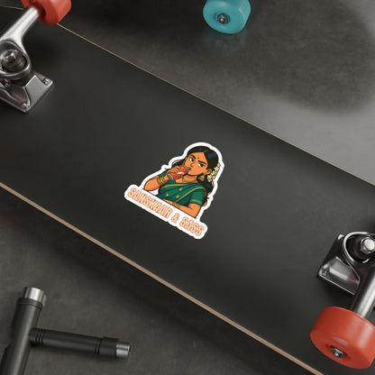 Sanskaar & Sass Die-Cut Sticker