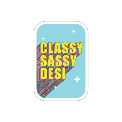 Classy Sassy Desi Die-Cut Sticker - Currycature 🇺🇸