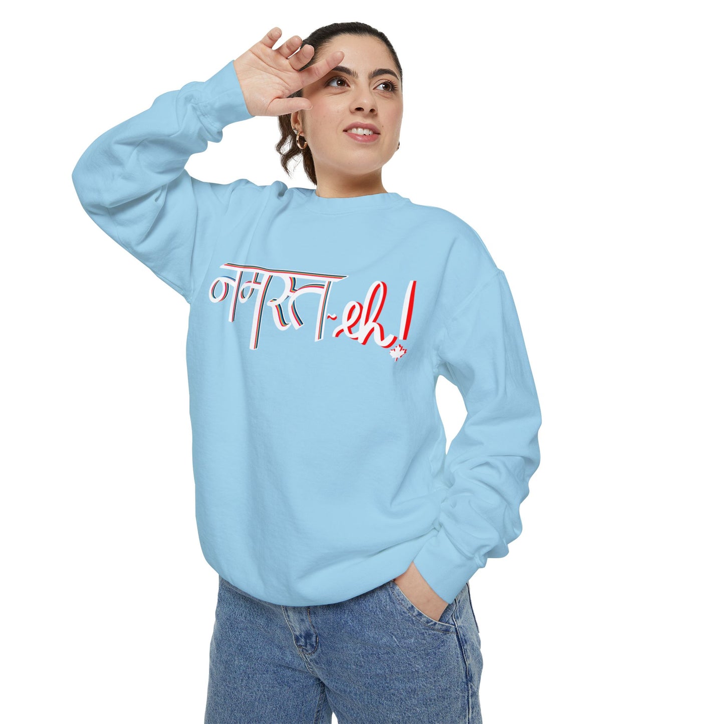 Namast-eh Unisex Garment-Dyed Sweatshirt