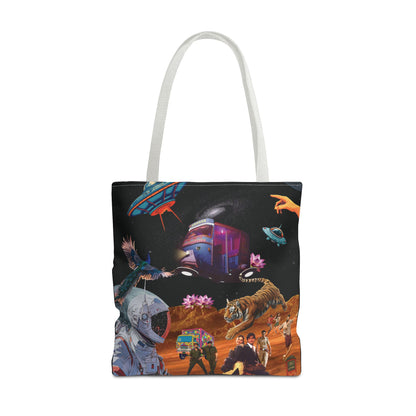 Spacey Desi Tote Bag