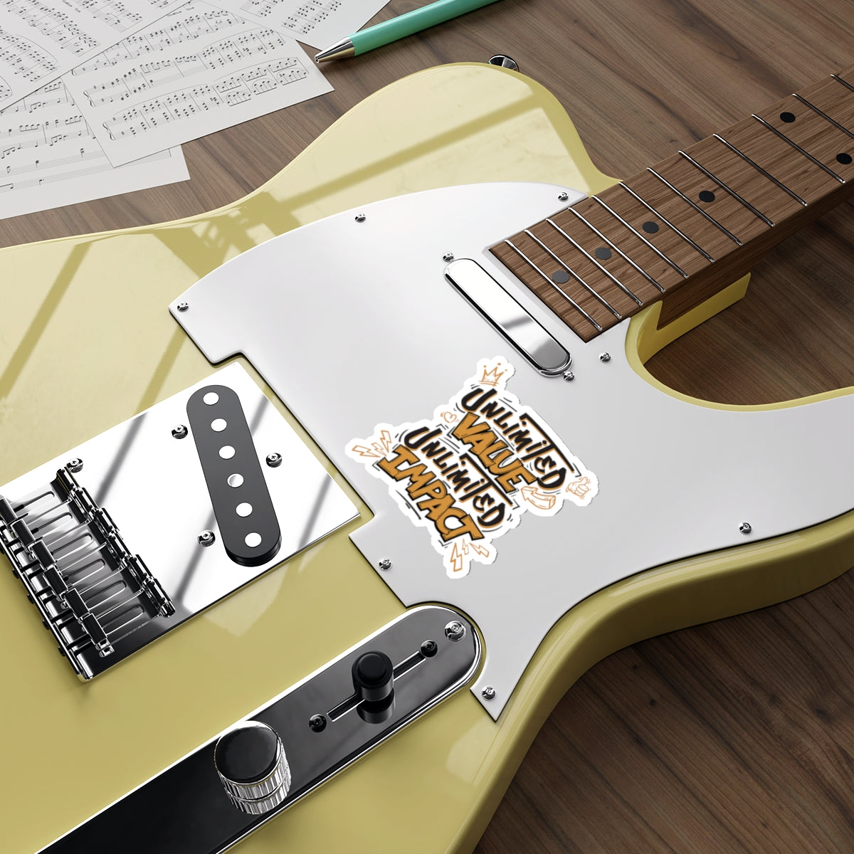 Unlimited Impact Die-Cut Sticker