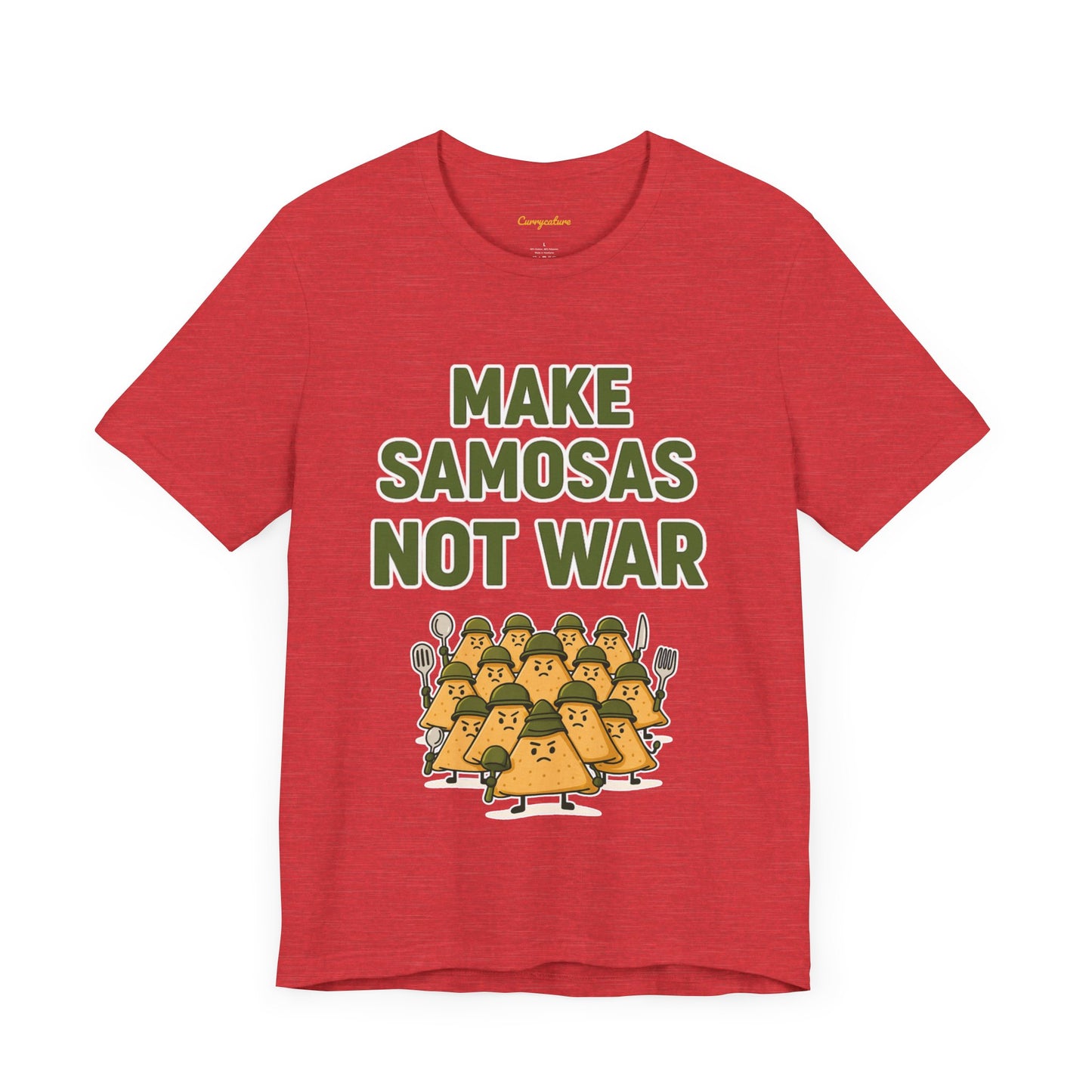 Make Samosas Not War Graphic T-shirt