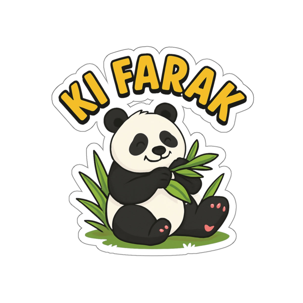 Ki Farak Pa(i)nda Die-Cut Sticker