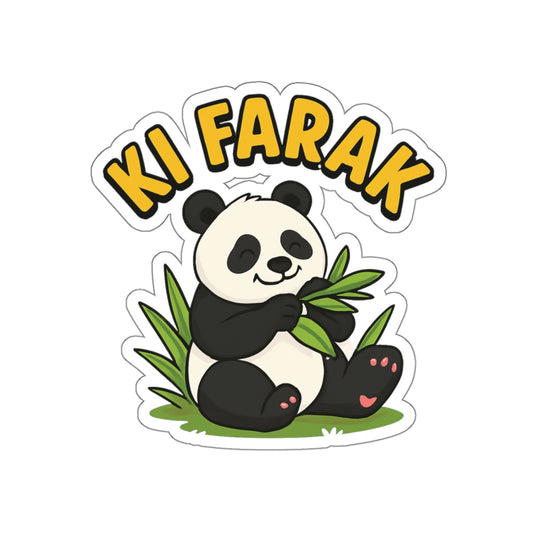 Ki Farak Pa(i)nda Die-Cut Sticker