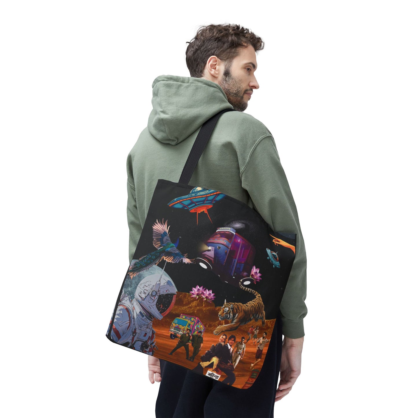 Spacey Desi Tote Bag