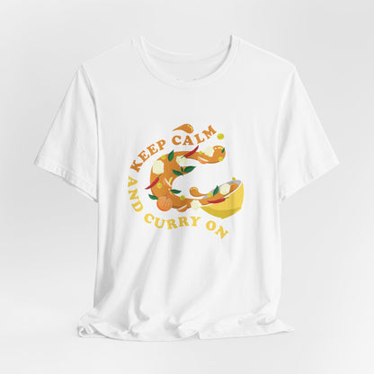 Keep Calm and Curry On Graphic T-shirt