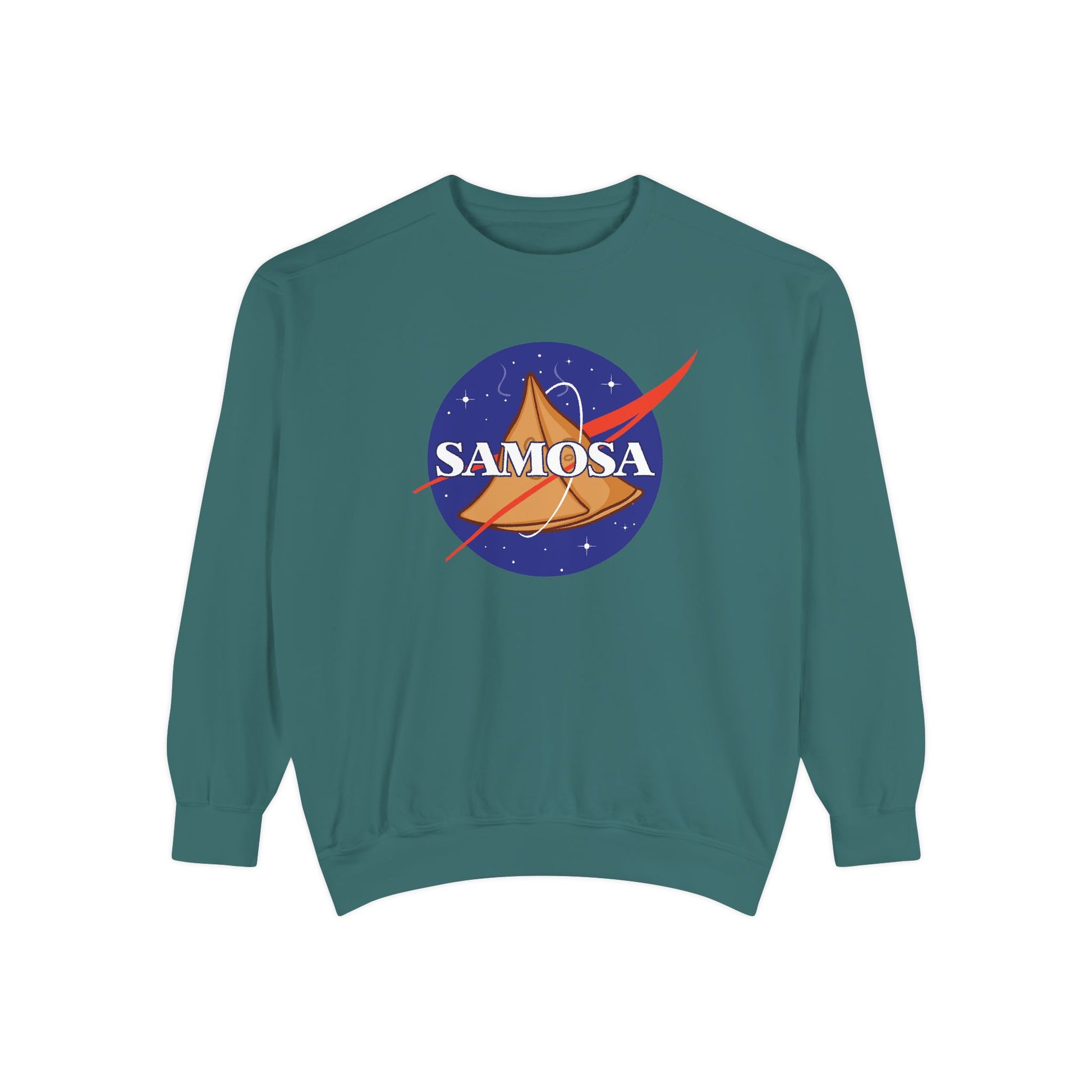 Samosa Garment-Dyed Sweatshirt - Currycature 🇺🇸