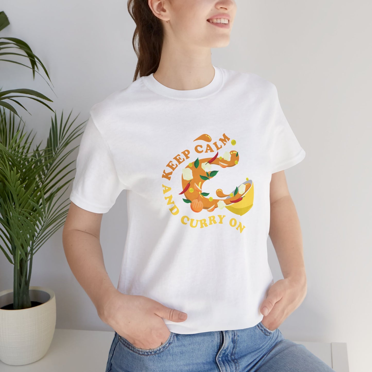 Keep Calm and Curry On Graphic Tee