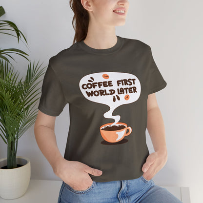 Coffee First Graphic Tee - Currycature 🇺🇸