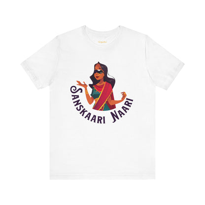 Sanskaari Naari Graphic T-shirt