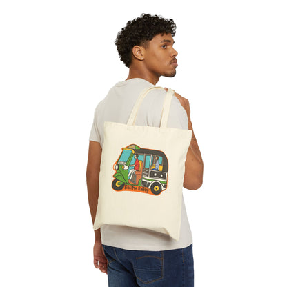 Auto Cotton Canvas Tote Bag