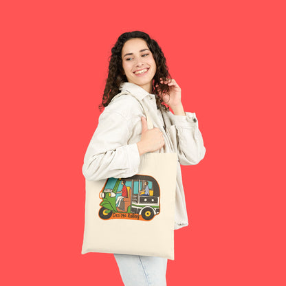 Auto Cotton Canvas Tote Bag