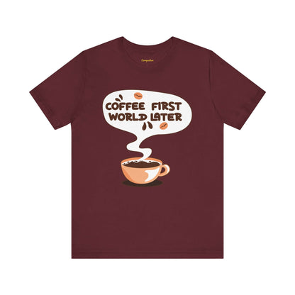 Coffee First Graphic T-shirt