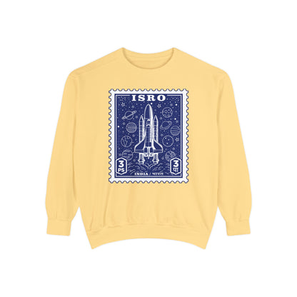 ISRO Unisex Garment-Dyed Sweatshirt