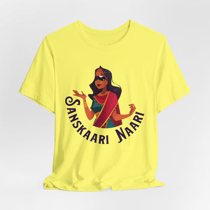 Sanskaari Naari Graphic T-shirt